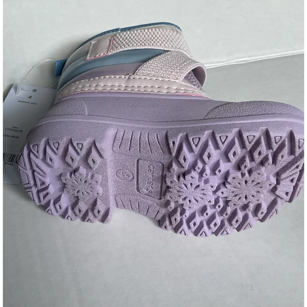 Carter's Lex Girls Pull-On Waterproof Insulated Snow Boots  Size 4